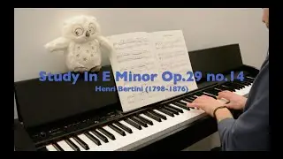 Henri Bertini - Study In E Minor, Op.29 no.14, piano