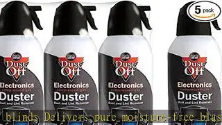 Dust-Off Disposable Compressed Gas Duster, 10 oz Cans - 5 Packs