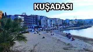 KUŞADASI TÜRKIYE | Winter Season CITY CENTER WALK | January 2026 | 4k UHD 60fps 