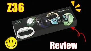 Z36 Smart Watch; 45 Seconds Quick Unboxing & Review