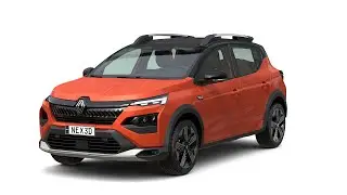 Renault Kardian 2024 with HQ Interior 3D Model | Closed