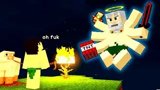 Привношу Бога на свой атеистический сервер Minecraft.