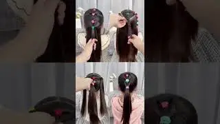 cara mengikat rambut anak model bagus dan lucu