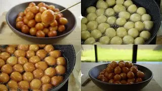 حلويات| رمضان لقمه القاضي (العوامات) بعجينه مزبوطه وكل اسرار القرمشه..