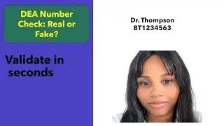 How to Validate a DEA Number manually | Pharmacy Tips for Students and Technicians