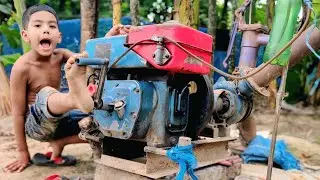 Wow Oh My Good Big Tiller Machine vs Small Cello Machines Startup Full Challenge Video 