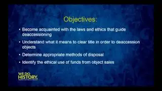 The Ethics of Deaccessioning