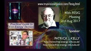 FESIG 40th Meeting with Patrick J Kelly - 'A Practical Guide to Free Energy'