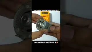 New Member Added 775 Dc Motor 💫🔥 || P2r experiment | @AkTechnicalAmrit