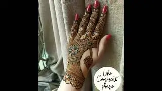 Step By Step Backside Mehendi Design🔥😍#shorts #hennaart #mehendi #hennatricks #trending #simplehenna