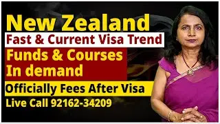 NewZealand : Fast & Current Visa Trend | New Zealand Study visa in 26 | NZ Funds & Courses In demand