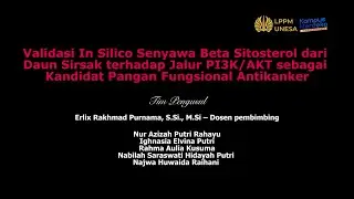 &beta;-Sitosterol Daun Sirsak pada Jalur PI3K/AKT: Studi In Silico Antikanker
