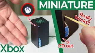 Xbox series X, сумасшедшая детализированная миниатюра, действительно работает?
