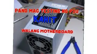 HOW TO TEST PSU WITHOUT MOTHERBOARD