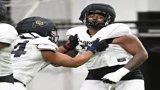 CU Buffs Football throwback O-line vs D-Line