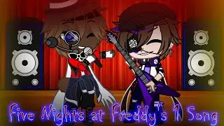 Freddy And Michael Performs Five Nights At Freddy's 1 Song - The Living Tombstone [FNAF] Gacha Club