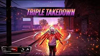 INSANE TRIPLE TAKEDOWN! 🔥 Free Fire CS-Ranked Gameplay | GameStationHQ Live