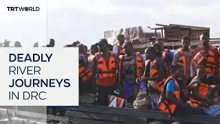 Crowded boats pose death trap on DRC's Congo River