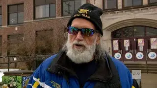 Former Gov. Jesse Ventura visits Roosevelt High School following ICE activity