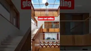 High Quality Glass Roof Design | Modern Interior Roofing #feedshorts #interiordesign#viral #foryou