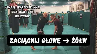 Podstawy BJJ No‑Gi: zaciągnięcie głowy i sprowadzenie do żółwia | Łukasz Skarżyński MMA