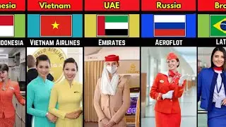 Airline Air Hostess from Different Countries | Exploring International Cabin Crew