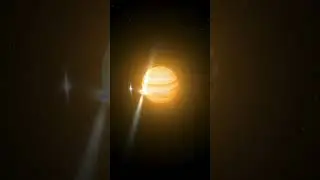 Jupiter Close Encounter with Binary Pulsars Universe Sandbox2