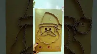 Tutorial riso colorato. Babbo Natale. #christmas #babbonatale #santaclaus #sensoryplay  #bambini #