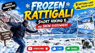 Best Tour to Rattigalli Winter 🥶 Frozen Lake and track Details Basecamp