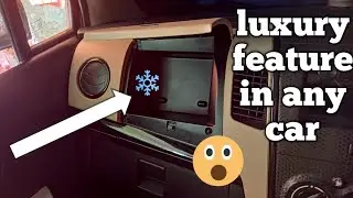 Cooled glove box in any car | how to make cooled glove box in car | Cooled glove box | Harsh garage