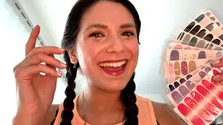 ASMR Get New Nail Wraps with Your Bff - 1st Time in Bed (RP, Personal Attention, German/Deutsch)