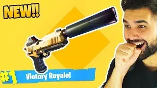 the NEW SILENCED PISTOL in Fortnite: Battle Royale is AMAZING..