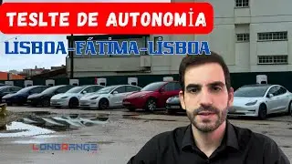 De LISBOA a FÁTIMA e VOLTAR SEM CARREGAR no TESLA MODEL 3 RWD | Teste de AUTONOMIA