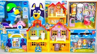 Bluey Toy Collection Unboxing Review 💙 Bluey Mini Home Playset & Bluey Heeler Family Road Trip 4WD