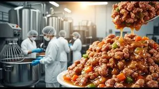 How Premium Cat Foods are Made | Inside Factory Complete Process #howitsmade #catfood #inside