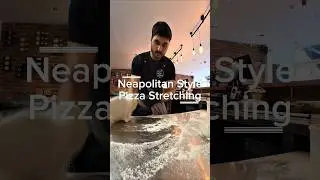 Neapolitan Style Pizza Stretching!#neapolitanpizza #pizzamaking #pizza #viralvideos#pizzayolo#shorts