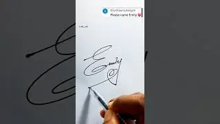 Letter E signature ❣️ Emily. #sign #signature #signaturestyle #art