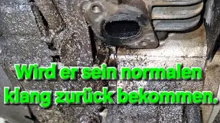 2 Teil / Explorer Race GT 50 / Auspuff abnehmen Reinigen und mit neuer Dichtung Verbauen.