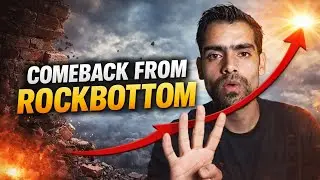 How to comeback from Rock Bottom #inspiration #comeback