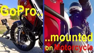 GoPro on Motorcycle. Mounting gear for epic footage with crystal audio! [Eng.Subs]