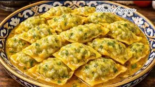 Такую вкуснятину готовлю через день! Улетает за секунды! Рецепты с тестом! Манты с мясом!
