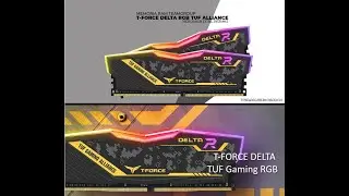 Unboxing y Vistazo a RAMs TeamGroup T-Force Delta RGB TUF Alliance