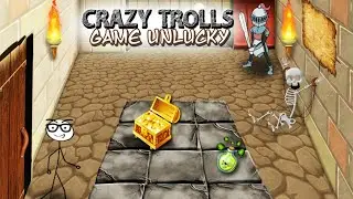 Crazy Trolls Game Unlucky Level 1-23 | Crazy Troll Face Game Unlucky | Android Gameplay.