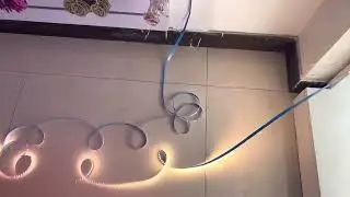 Running led strip light operation