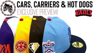 EXCLUSIVE 4UCAPS PREVIEW - FERRARIS, LAMBORGHINIS, CARRIERS & HOT DOGS! New Era caps that deliver!