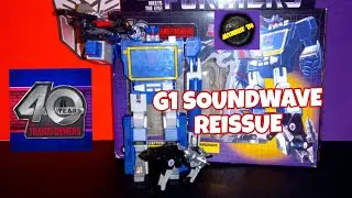 TRANSFORMERS 40TH ANNIVERSARY G1 SOUNDWAVE CARTOON DECO REISSUE REVIEW