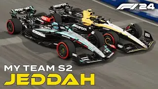 NAIL BITING OVERTAKES | F1 24 My Team Career Mode | Season 2 Round 2