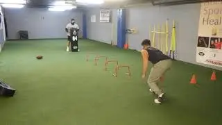 LB Lesson #21-13: Agility plus block recognition.