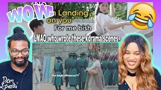 LMAO who wrote these kdrama scenes Reaction