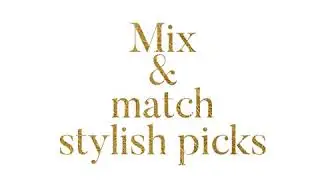 FW 19/20 Mix & Match stylish picks!